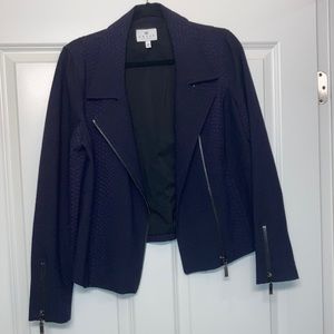 Purple snakeskin print Blazer from Chaus New York